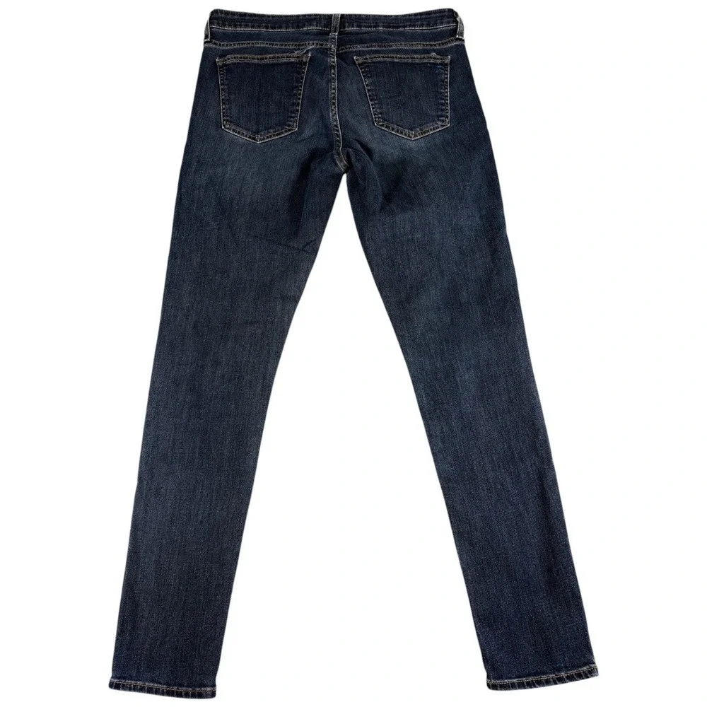Big Star Nova XVI Slim Jeans Mens 31 Blue Denim Dark Wash Faded Mid Rise Stretch